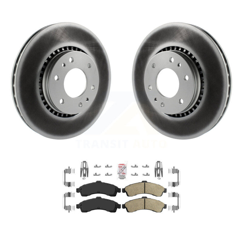 Transit Auto KGA-100568 Disc Brake Kit for 2002-2006 Isuzu Ascender, GMC Envoy and More - Front