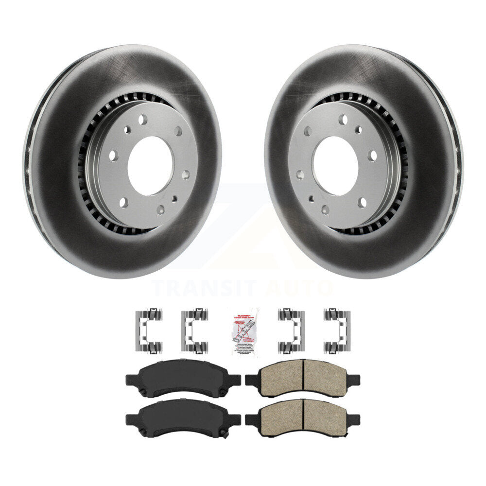 Transit Auto KGA-100569 Disc Brake Kit for 2006-2009 GMC Envoy, Saab 9-7x and More - Front