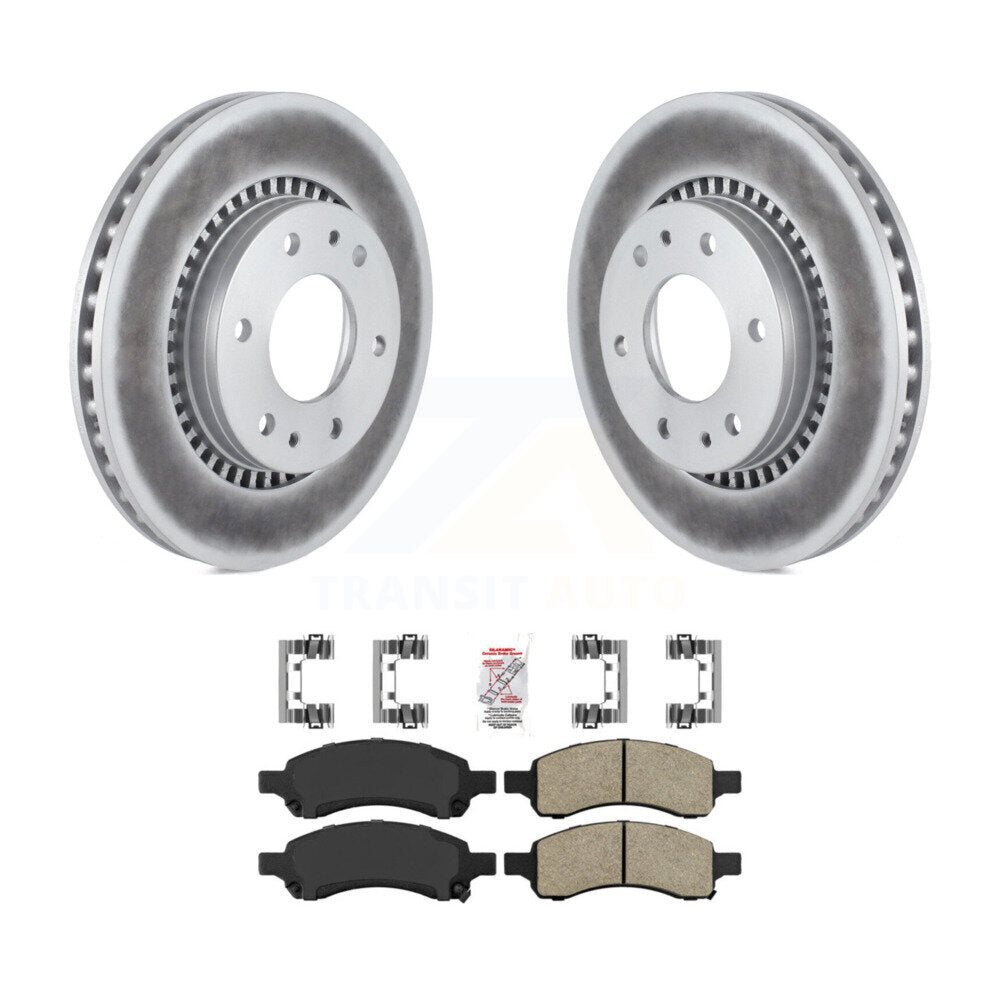Transit Auto KGA-100572 Disc Brake Kit for 2006-2009 GMC Envoy, Isuzu Ascender and More - Front