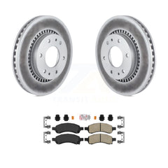 Transit Auto KGA-100573 Disc Brake Kit for 2006-2009 GMC Envoy, Isuzu Ascender and More - Front