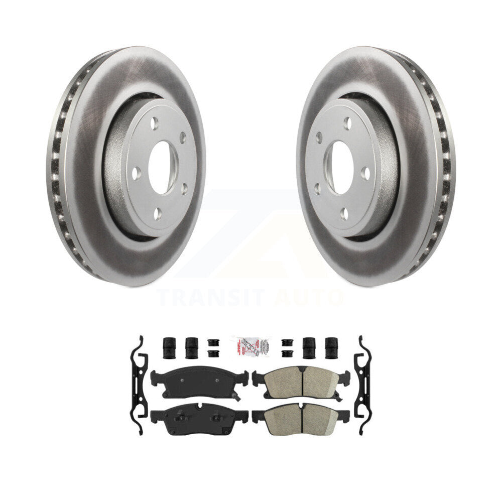 Transit Auto KGA-100619 Disc Brake Kit for 2011-2023 Dodge Durango, Jeep Grand Cherokee - Front