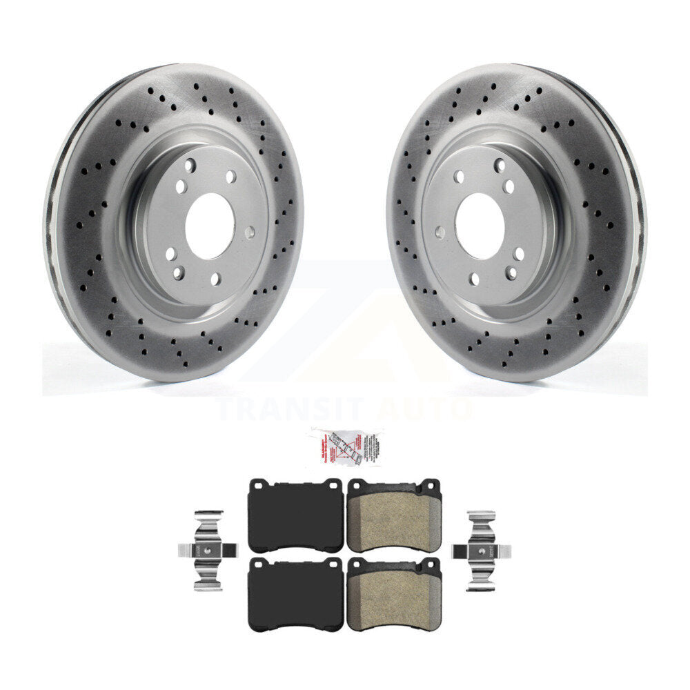 Transit Auto KGA-100639 Disc Brake Kit for 2004-2011 Mercedes-Benz SLK300, Mercedes-Benz CLK350 and More - Front