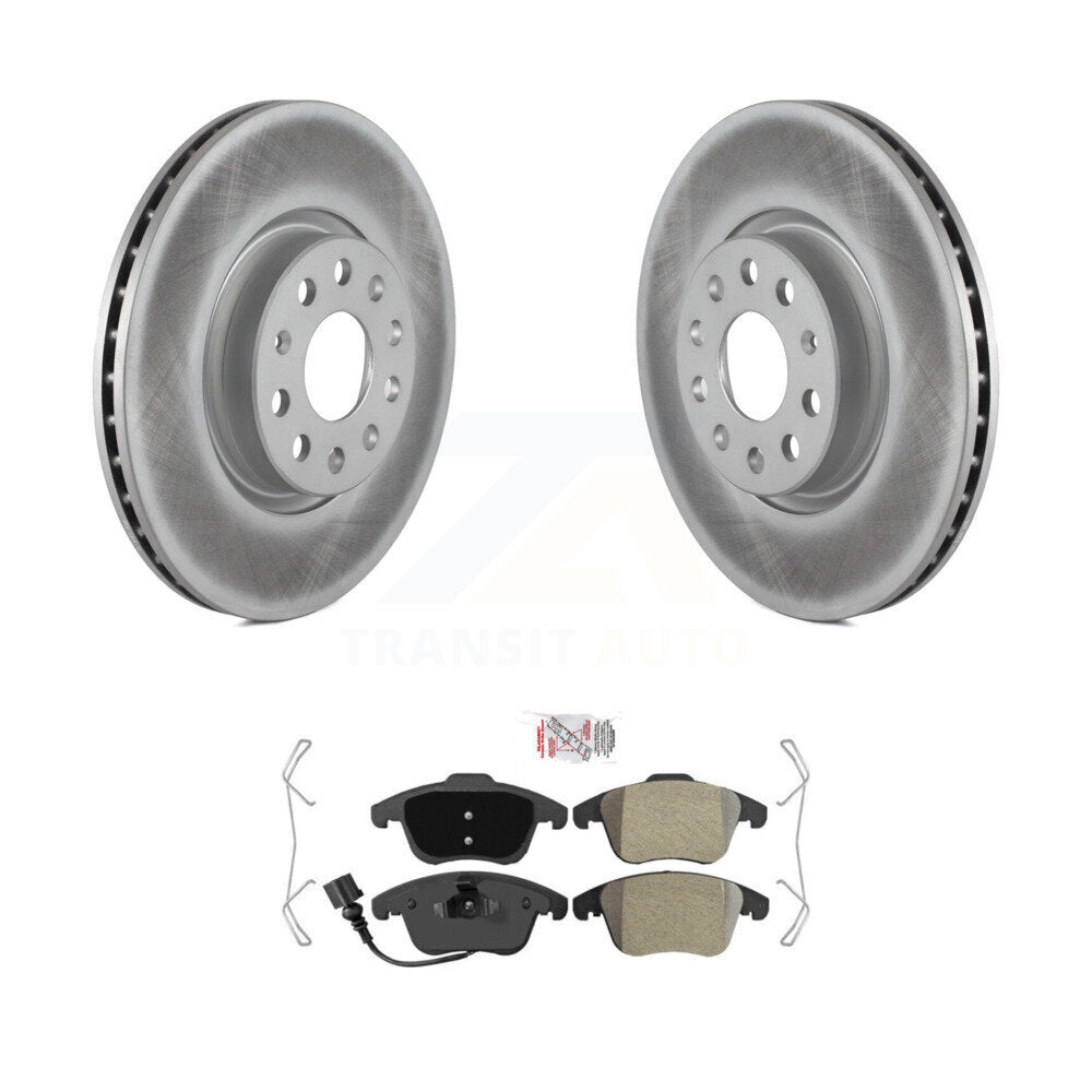 Transit Auto KGA-100701 Disc Brake Kit for 2009-2020 Volkswagen Tiguan Limited, Audi Q3 and More - Front