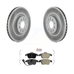 Transit Auto KGA-100701 Disc Brake Kit for 2009-2020 Volkswagen Tiguan Limited, Audi Q3 and More - Front