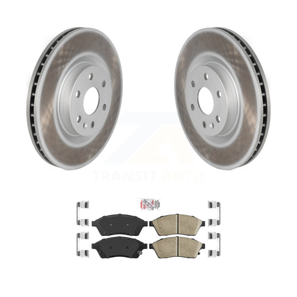 Transit Auto KGA-100714 Disc Brake Kit for 2010-2016 Saab 9-4X, Cadillac SRX - Front