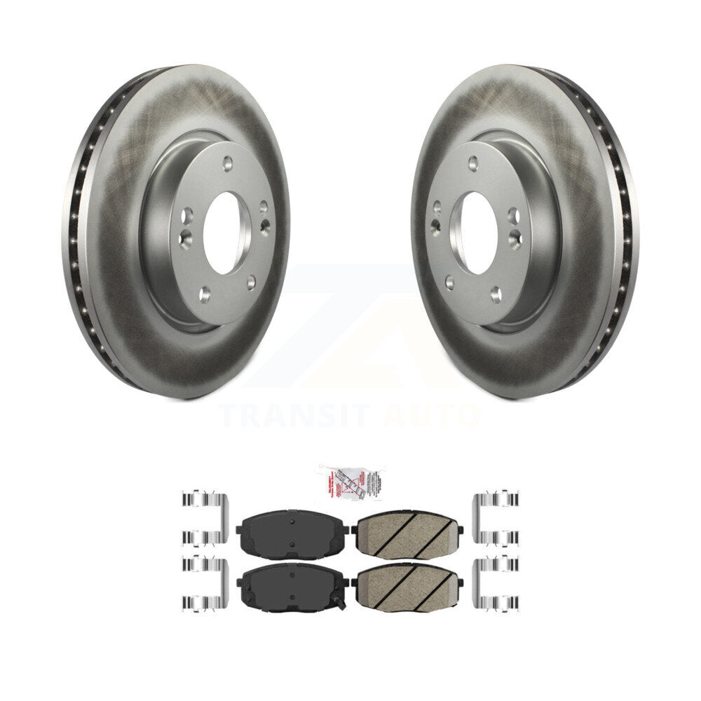 Transit Auto KGA-100733 Disc Brake Kit for 2009-2012 Hyundai Elantra - Front
