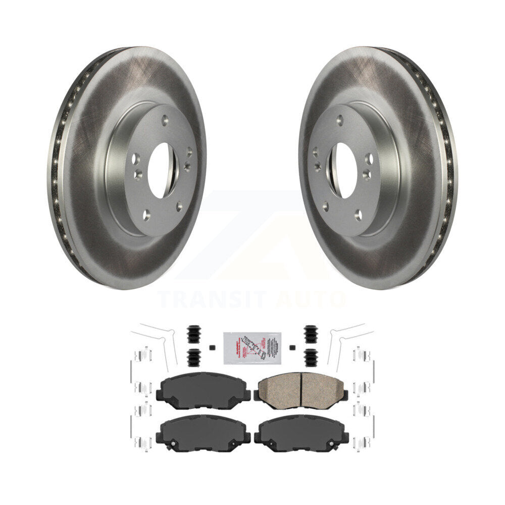 Transit Auto KGA-100767 Disc Brake Kit for 2013-2016 Honda CR-Z, Honda Civic - Front