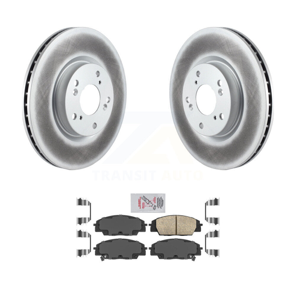 Transit Auto KGA-100780 Disc Brake Kit for 2002-2011 Acura CSX, Honda Civic, Acura RSX - Front