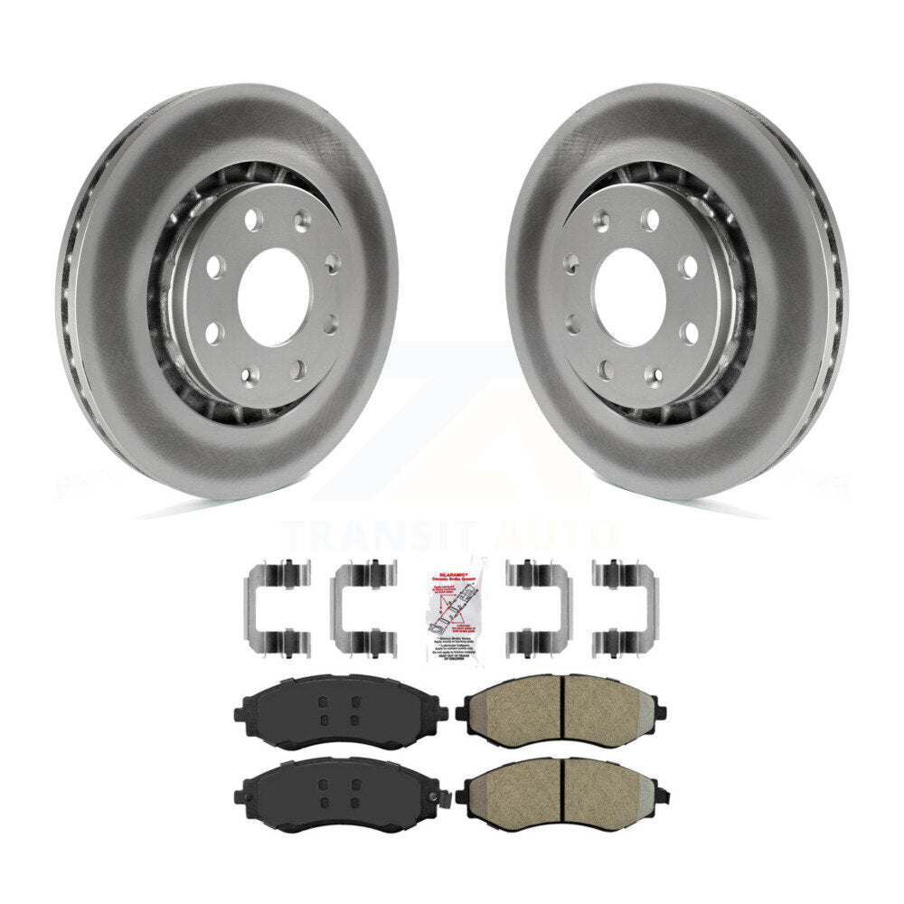 Transit Auto KGA-100837 Disc Brake Kit for 1999-2016 Chevrolet Spark EV, Chevrolet Spark and More - Front