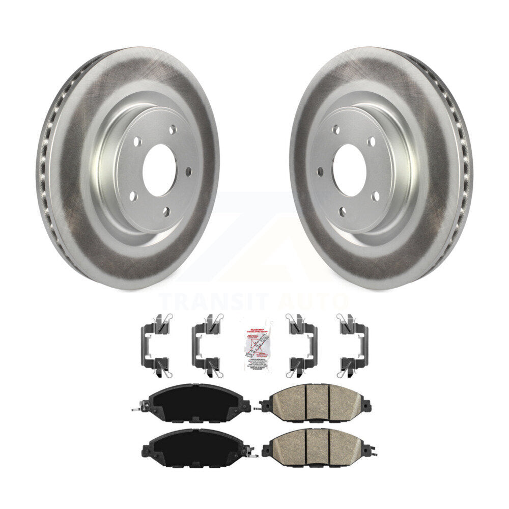 Transit Auto KGA-100868 Disc Brake Kit for 2013-2024 Nissan Murano, INFINITI QX60 and More - Front
