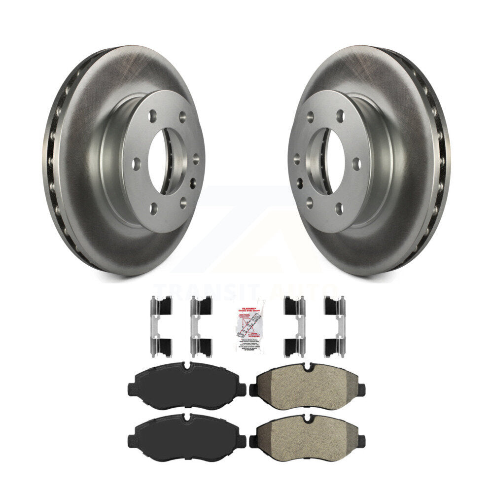 Transit Auto KGA-100876 Disc Brake Kit for 2007-2018 Mercedes-Benz Sprinter 2500, Dodge Sprinter 2500, Freightliner Sprinter 2500 - Front