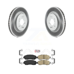 Transit Auto KGA-100970 Disc Brake Kit for 2007-2016 Honda Crosstour, Honda CR-V and More - Front
