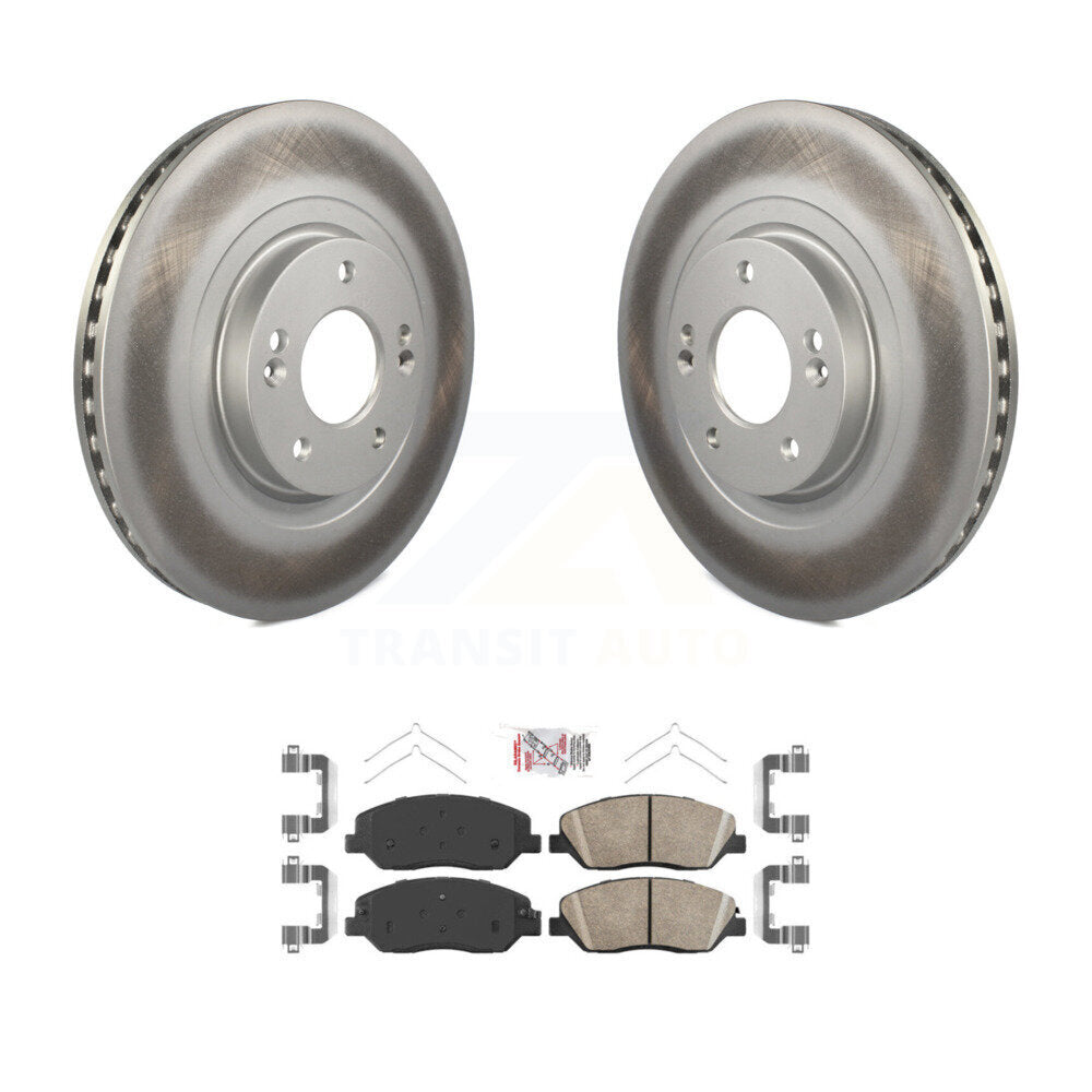 Transit Auto KGA-100980 Disc Brake Kit for 2017-2019 Hyundai Santa Fe, Hyundai Santa Fe XL - Front