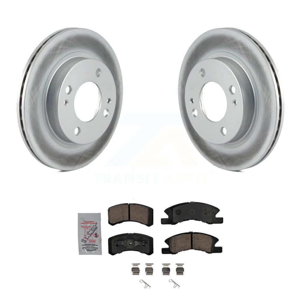 Transit Auto KGA-101016 Disc Brake Kit for 2014-2015 Mitsubishi Mirage - Front