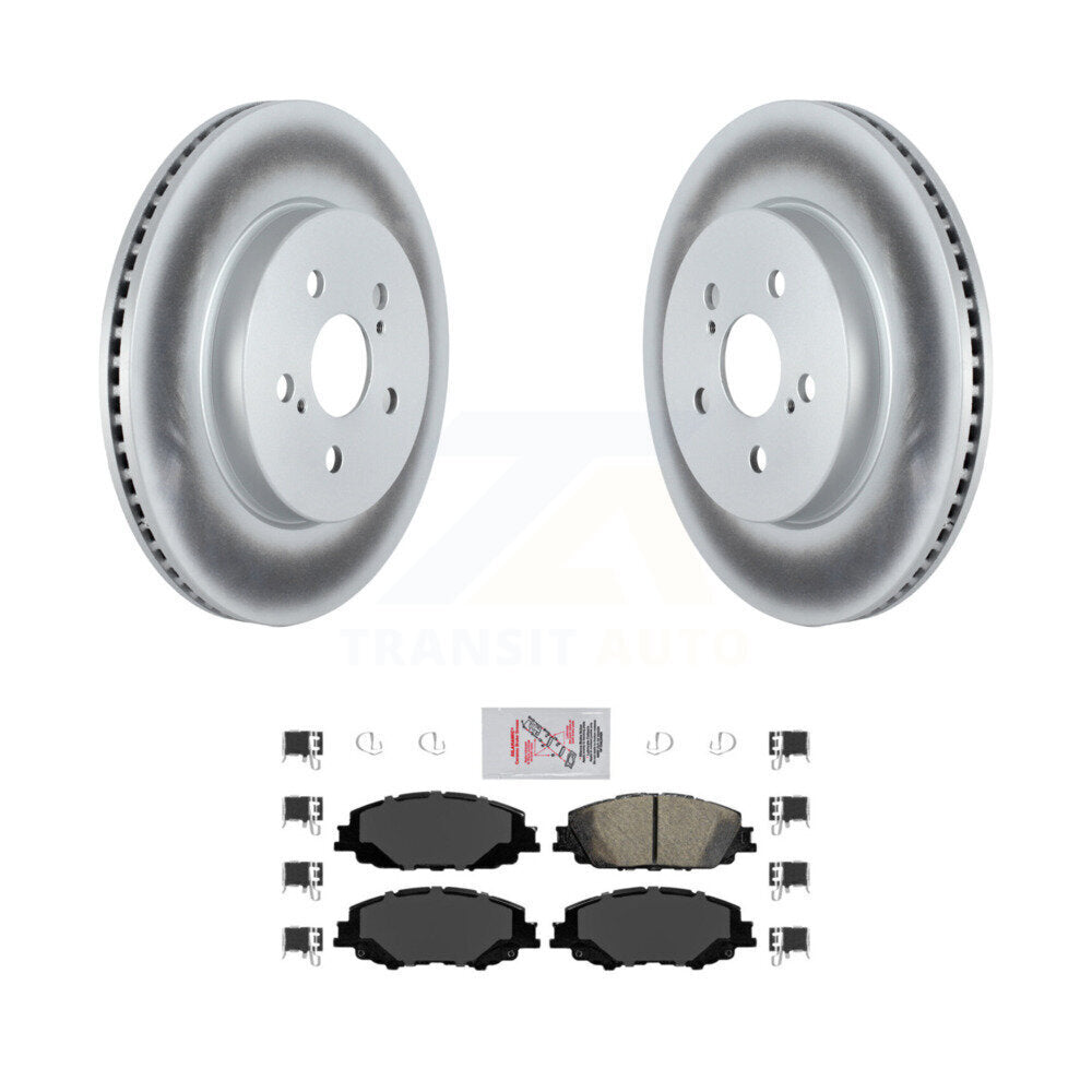 Transit Auto KGA-101034 Disc Brake Kit for 2019-2024 Toyota Corolla, Toyota Prius Prime - Front