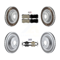 Transit Auto KGA-101055 Disc Brake Kit for 2007-2014 Mercedes-Benz S350, Mercedes-Benz S550 and More - Front and Rear