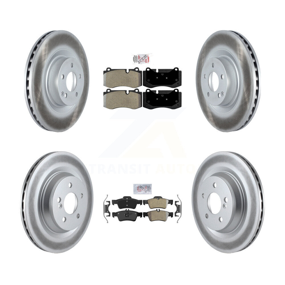 Transit Auto KGA-101056 Disc Brake Kit for 2007-2014 Mercedes-Benz S350, Mercedes-Benz S550 and More - Front and Rear