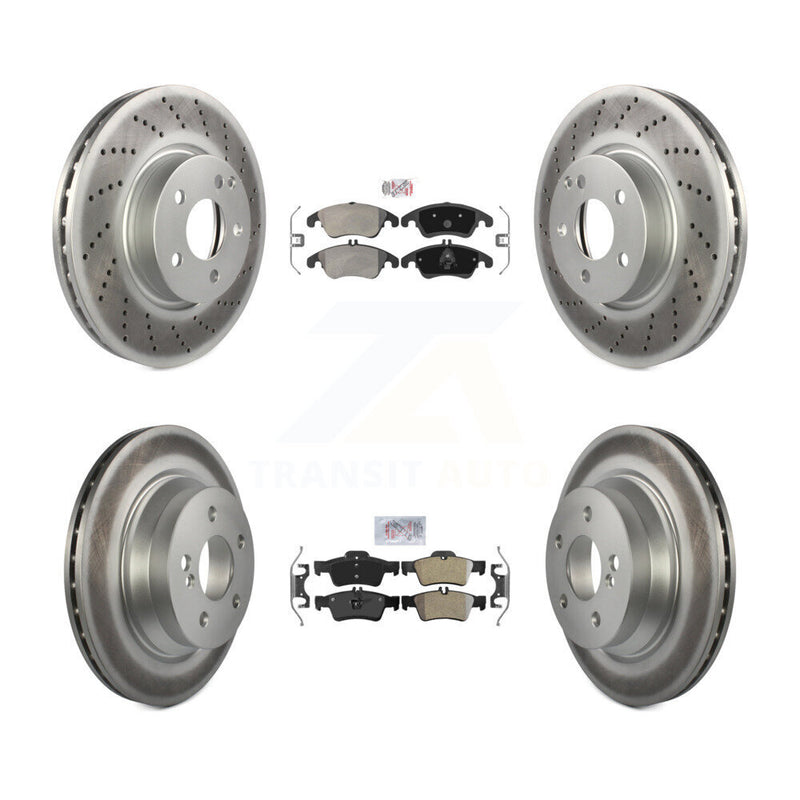 Transit Auto KGA-101061 Disc Brake Kit for 2011-2016 Mercedes-Benz E350, Mercedes-Benz E400 - Front and Rear