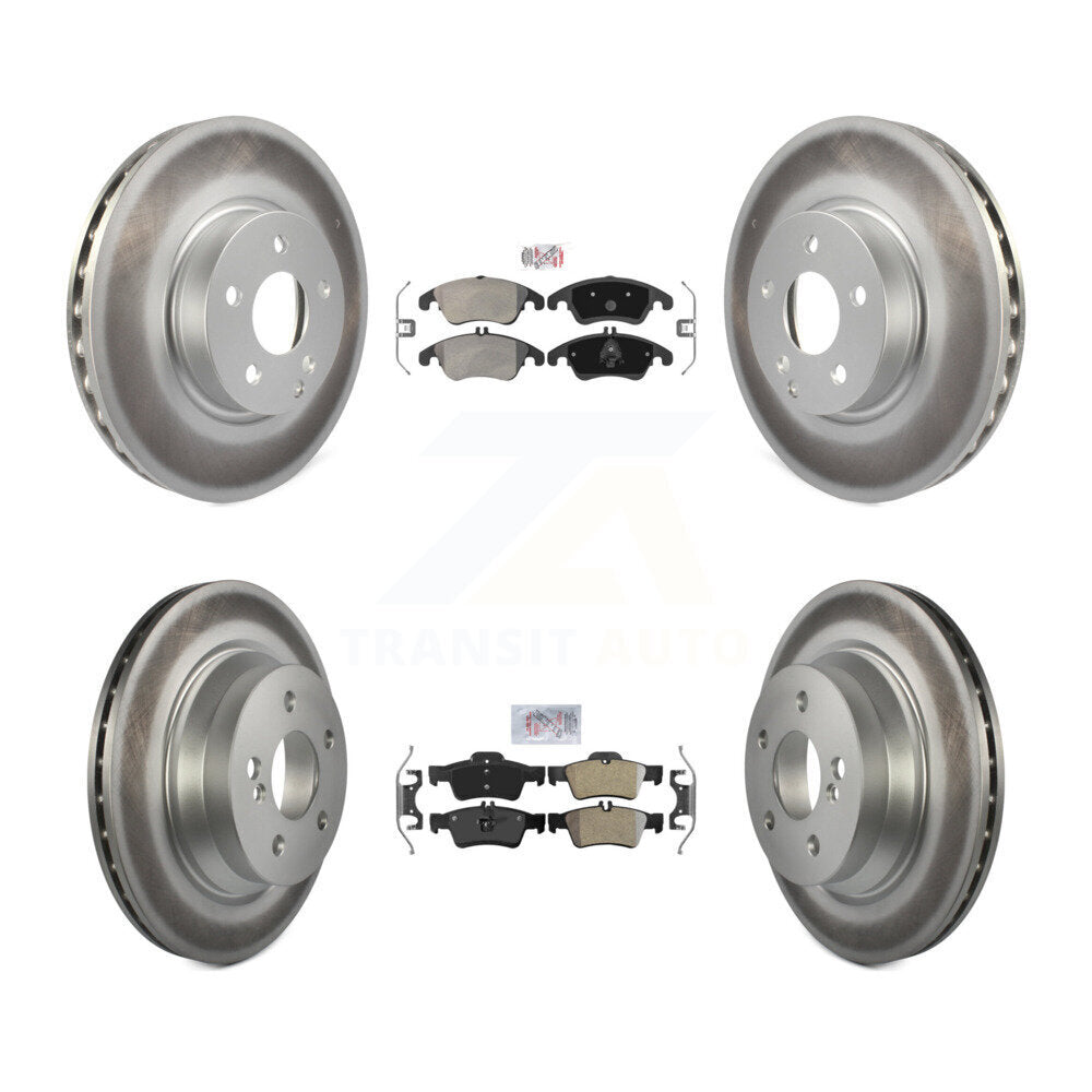 Transit Auto KGA-101062 Disc Brake Kit for 2011-2016 Mercedes-Benz E350, Mercedes-Benz E400 - Front and Rear