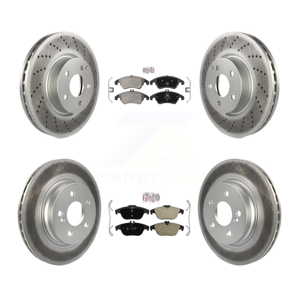 Transit Auto KGA-101063 Disc Brake Kit for 2008-2015 Mercedes-Benz C300, Mercedes-Benz E350, Mercedes-Benz C350 - Front and Rear