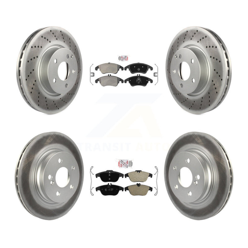 Transit Auto KGA-101063 Disc Brake Kit for 2008-2015 Mercedes-Benz C300, Mercedes-Benz E350, Mercedes-Benz C350 - Front and Rear