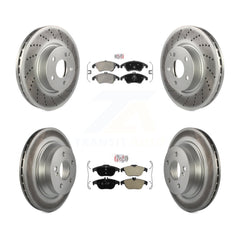 Transit Auto KGA-101065 Disc Brake Kit for 2015 Mercedes-Benz E400 - Front and Rear