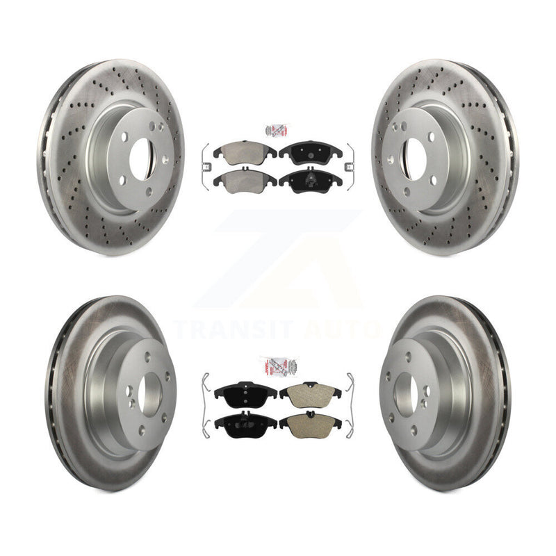 Transit Auto KGA-101065 Disc Brake Kit for 2015 Mercedes-Benz E400 - Front and Rear