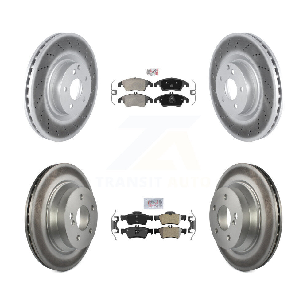 Transit Auto KGA-101068 Disc Brake Kit for 2015-2016 Mercedes-Benz E400 - Front and Rear