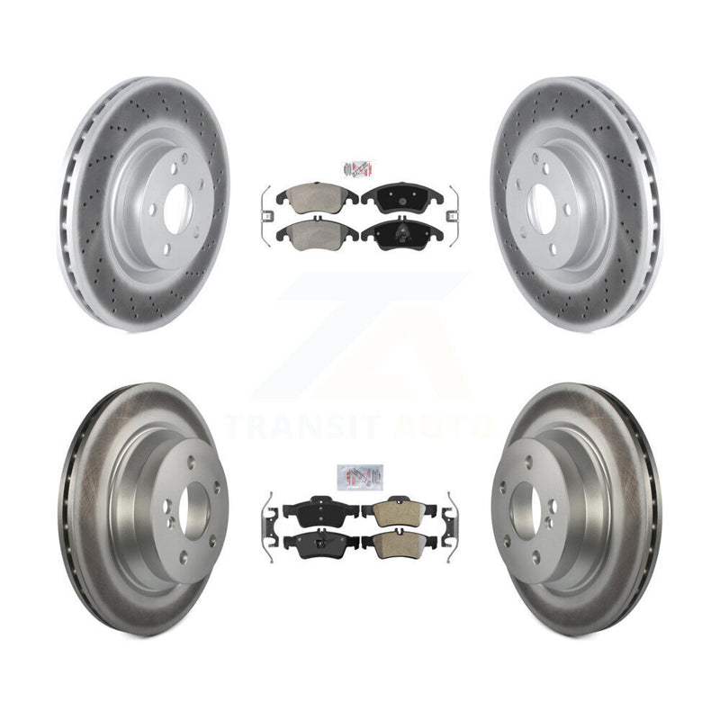 Transit Auto KGA-101068 Disc Brake Kit for 2015-2016 Mercedes-Benz E400 - Front and Rear