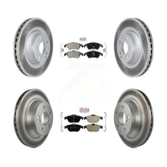 Transit Auto KGA-101069 Disc Brake Kit for 2015 Mercedes-Benz E400 - Front and Rear