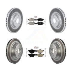 Transit Auto KGA-101070 Disc Brake Kit for 2015 Mercedes-Benz E400 - Front and Rear