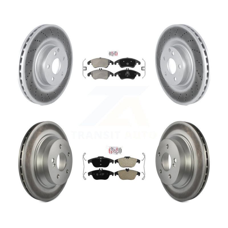 Transit Auto KGA-101070 Disc Brake Kit for 2015 Mercedes-Benz E400 - Front and Rear