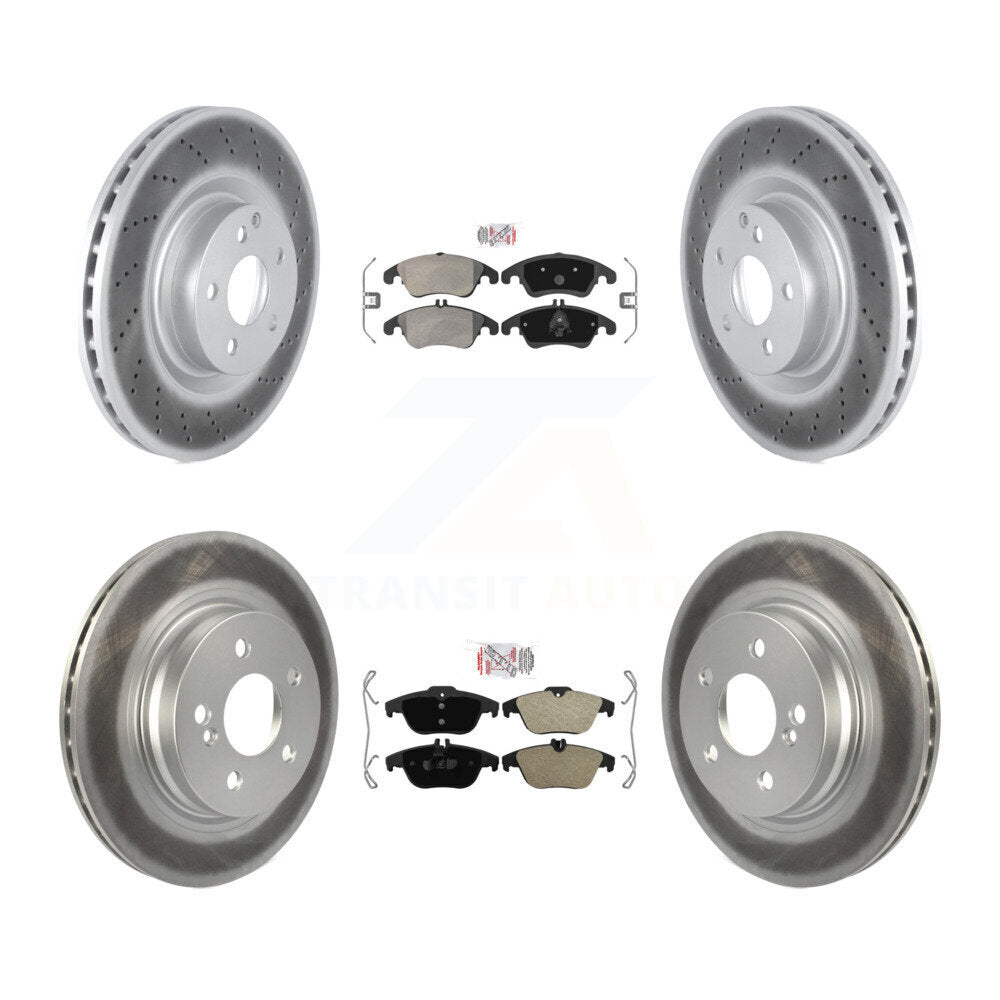 Transit Auto KGA-101073 Disc Brake Kit for 2010-2016 Mercedes-Benz E550 - Front and Rear