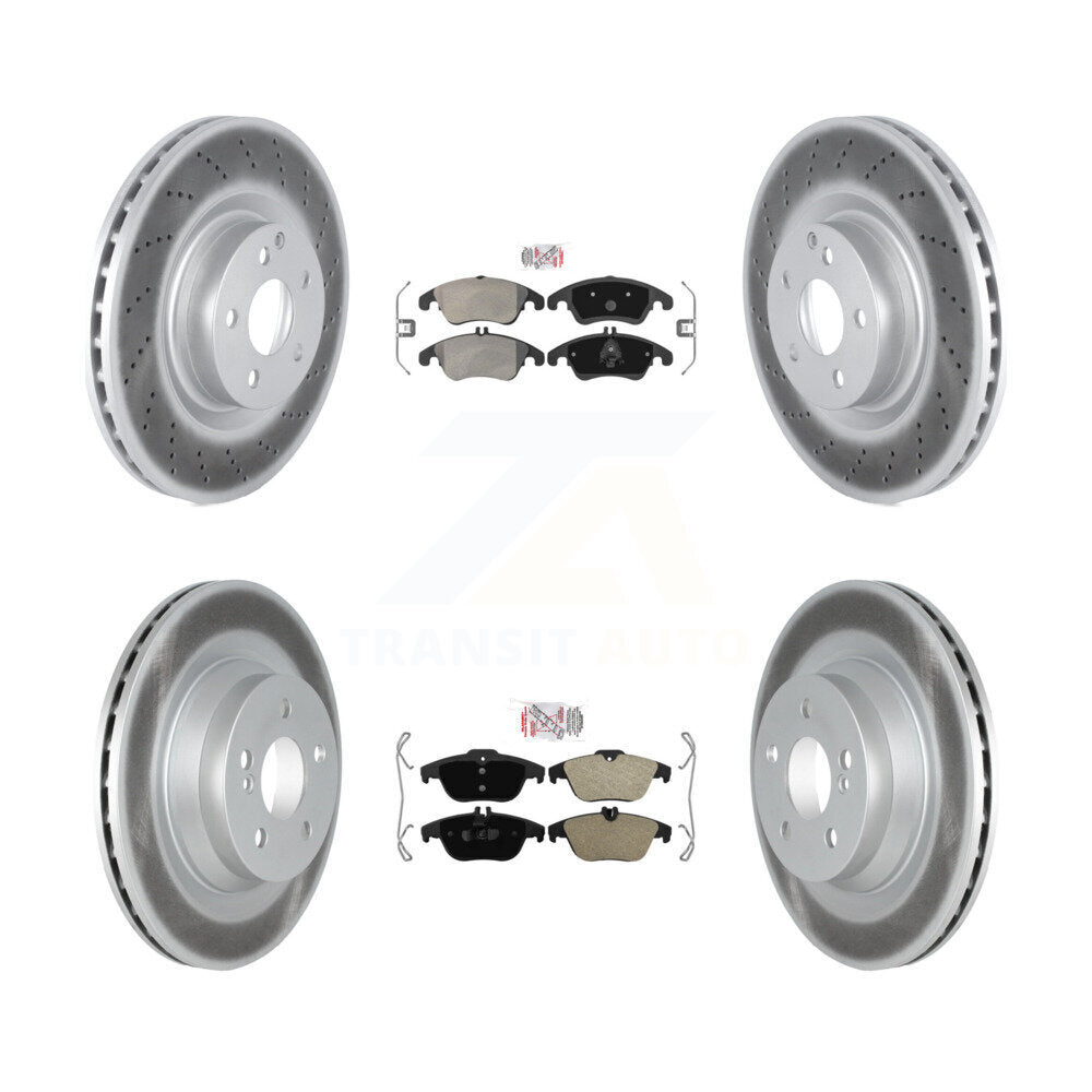 Transit Auto KGA-101074 Disc Brake Kit for 2010-2016 Mercedes-Benz E550 - Front and Rear