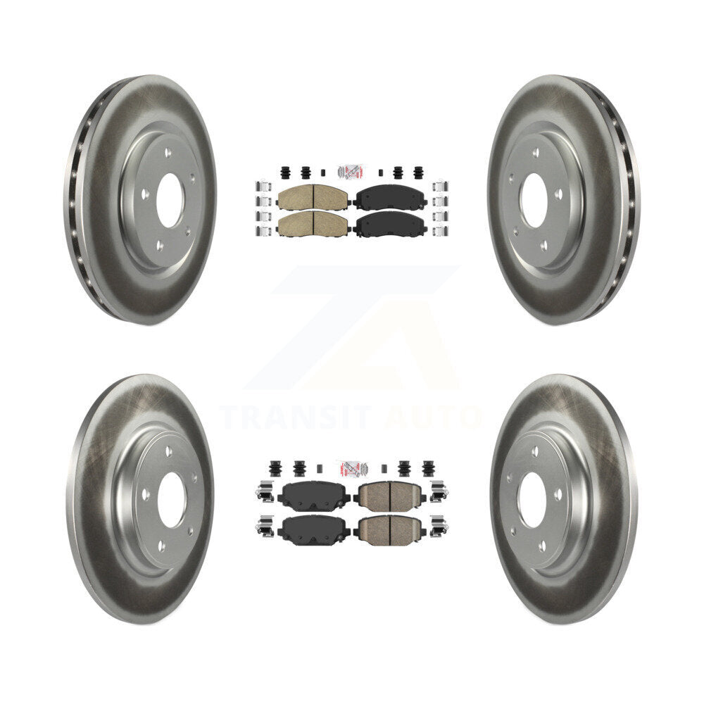 Transit Auto KGA-101075 Disc Brake Kit for 2012-2020 Dodge Grand Caravan, Dodge Journey and More - Front and Rear