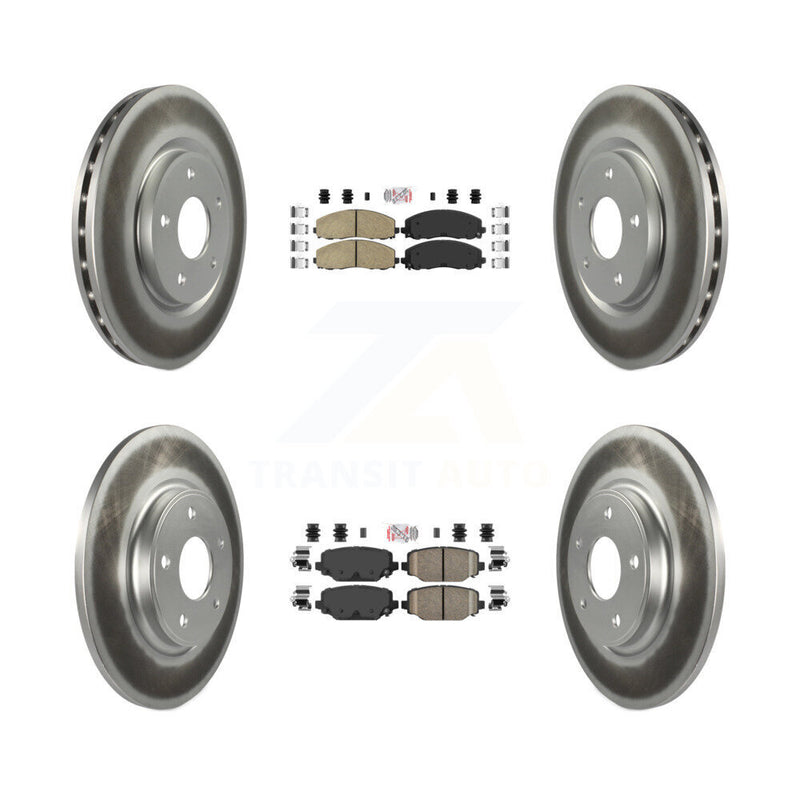 Transit Auto KGA-101075 Disc Brake Kit for 2012-2020 Dodge Grand Caravan, Dodge Journey and More - Front and Rear