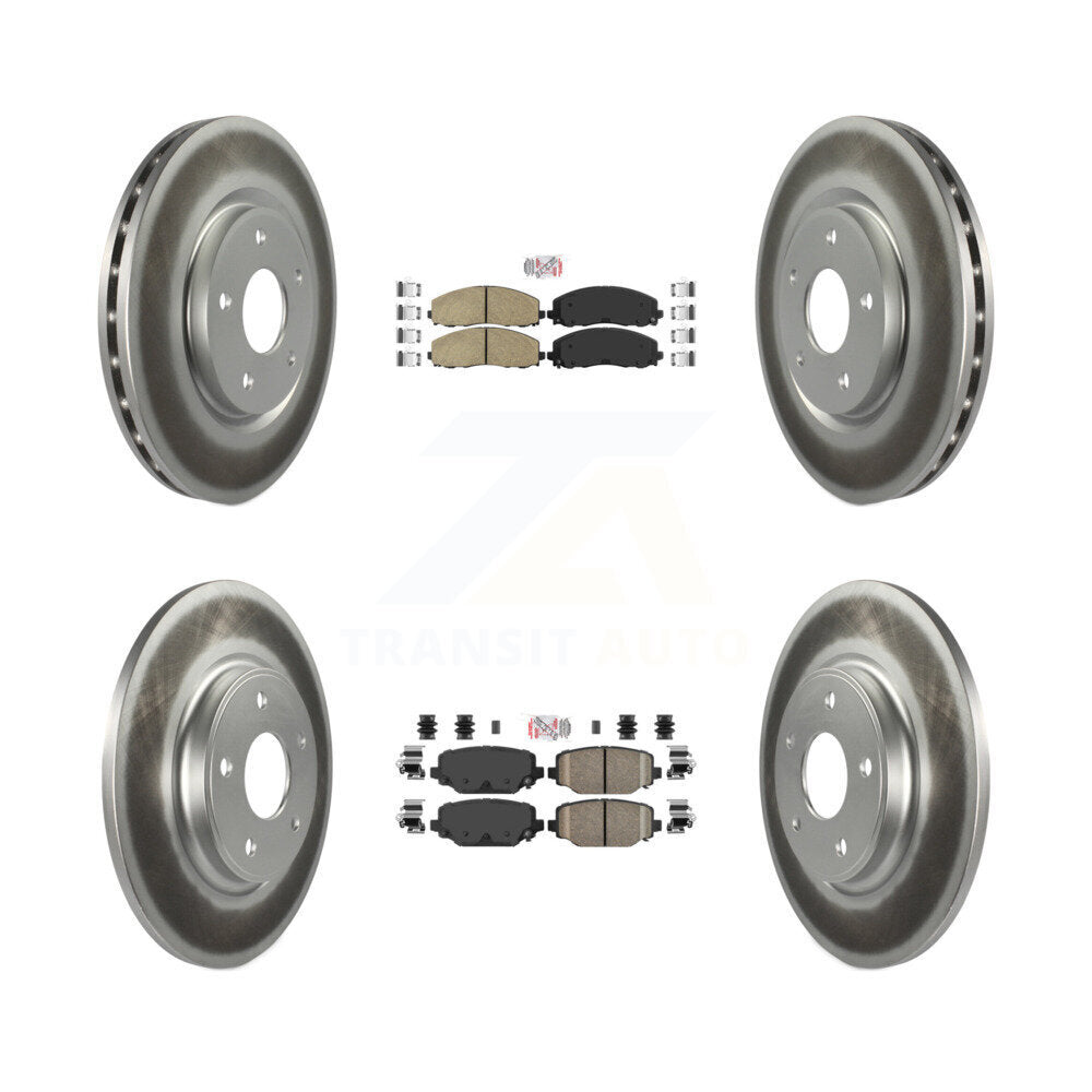 Transit Auto KGA-101076 Disc Brake Kit for 2012-2020 Dodge Grand Caravan, Dodge Journey and More - Front and Rear
