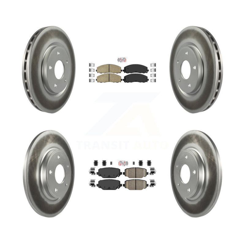 Transit Auto KGA-101076 Disc Brake Kit for 2012-2020 Dodge Grand Caravan, Dodge Journey and More - Front and Rear