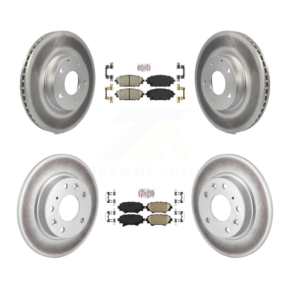 Transit Auto KGA-101081 Disc Brake Kit for 2014-2018 Mazda 3, Mazda 3 Sport - Front and Rear