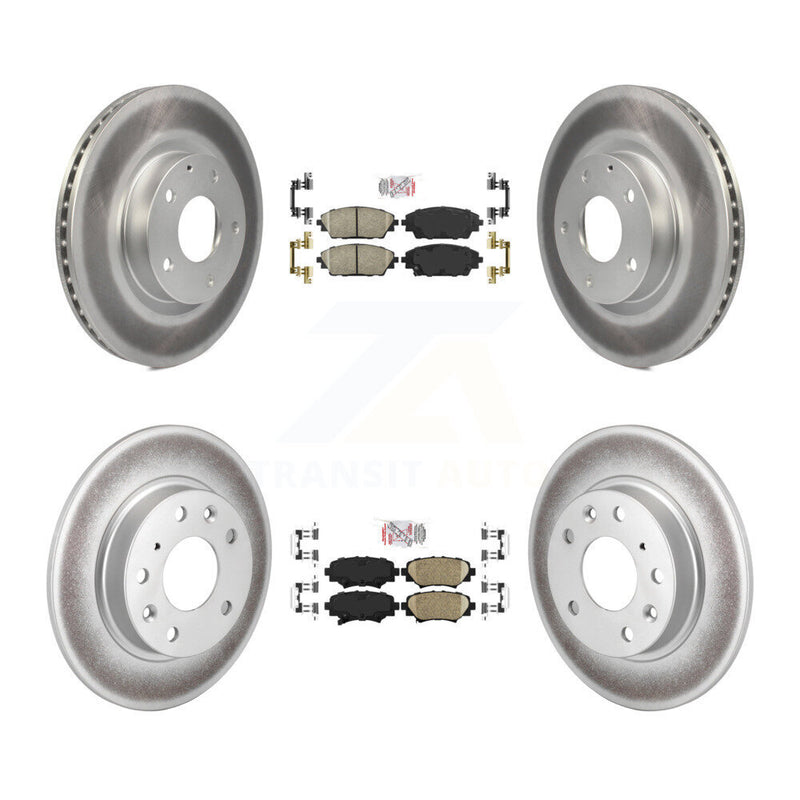Transit Auto KGA-101081 Disc Brake Kit for 2014-2018 Mazda 3, Mazda 3 Sport - Front and Rear
