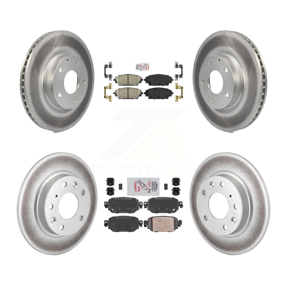 Transit Auto KGA-101082 Disc Brake Kit for 2019-2022 Mazda CX-3 - Front and Rear