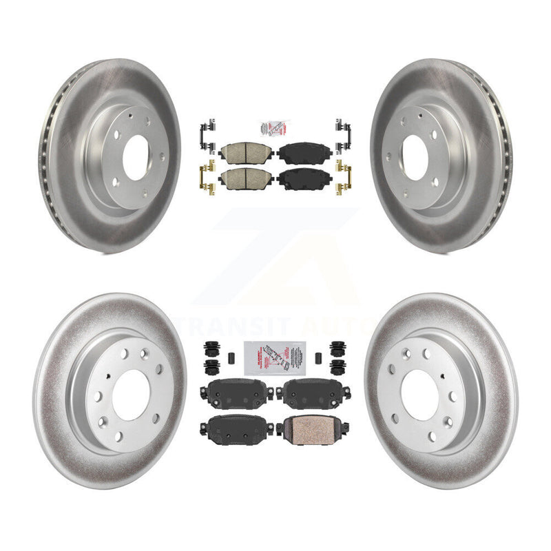 Transit Auto KGA-101082 Disc Brake Kit for 2019-2022 Mazda CX-3 - Front and Rear