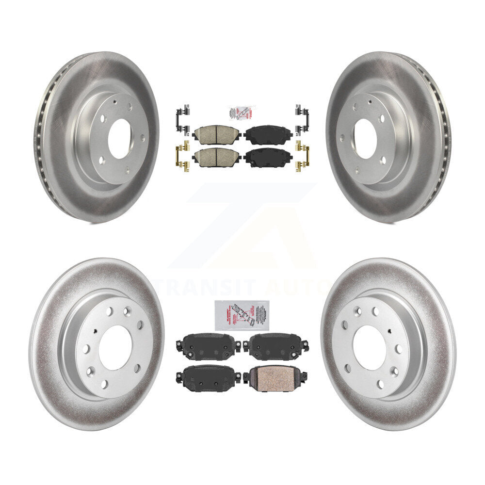 Transit Auto KGA-101083 Disc Brake Kit for 2019-2022 Mazda CX-3 - Front and Rear