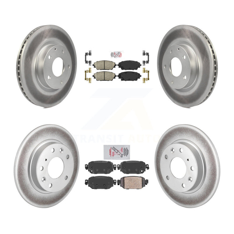 Transit Auto KGA-101083 Disc Brake Kit for 2019-2022 Mazda CX-3 - Front and Rear