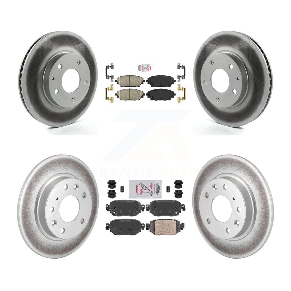 Transit Auto KGA-101084 Disc Brake Kit for 2019-2022 Mazda CX-3 - Front and Rear