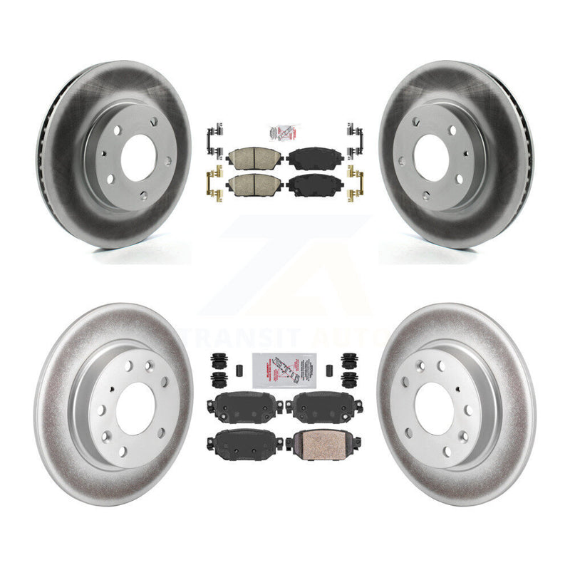 Transit Auto KGA-101084 Disc Brake Kit for 2019-2022 Mazda CX-3 - Front and Rear