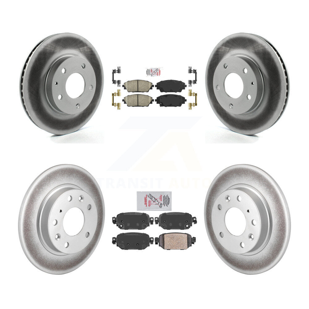 Transit Auto KGA-101085 Disc Brake Kit for 2019-2022 Mazda CX-3 - Front and Rear