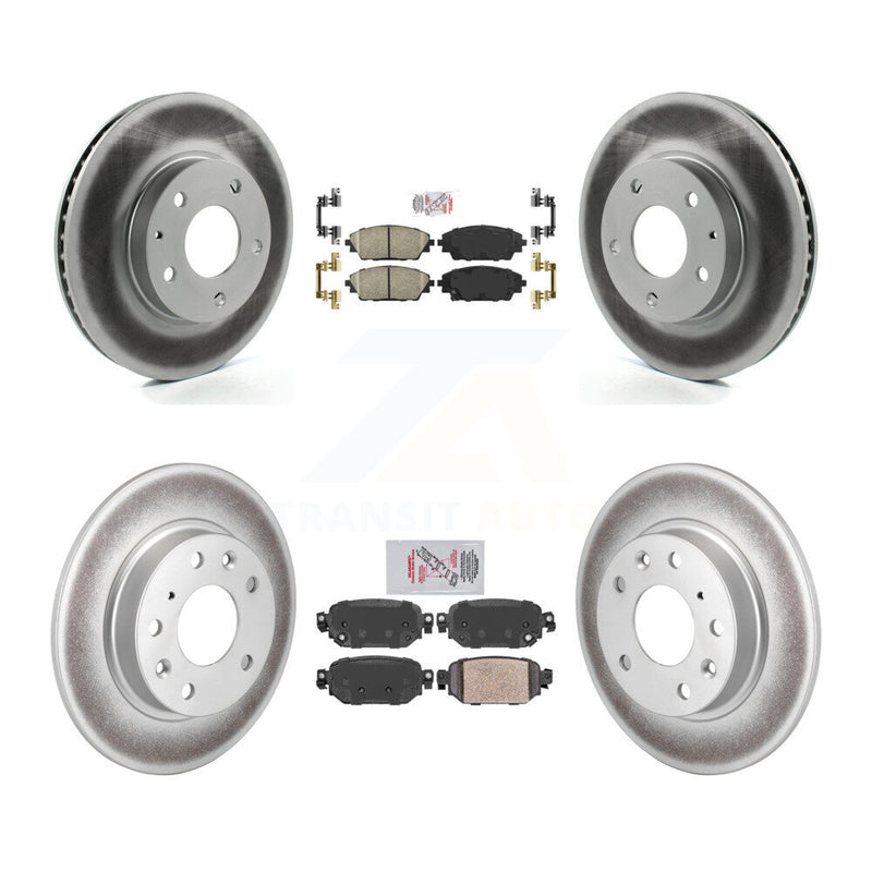 Transit Auto KGA-101085 Disc Brake Kit for 2019-2022 Mazda CX-3 - Front and Rear