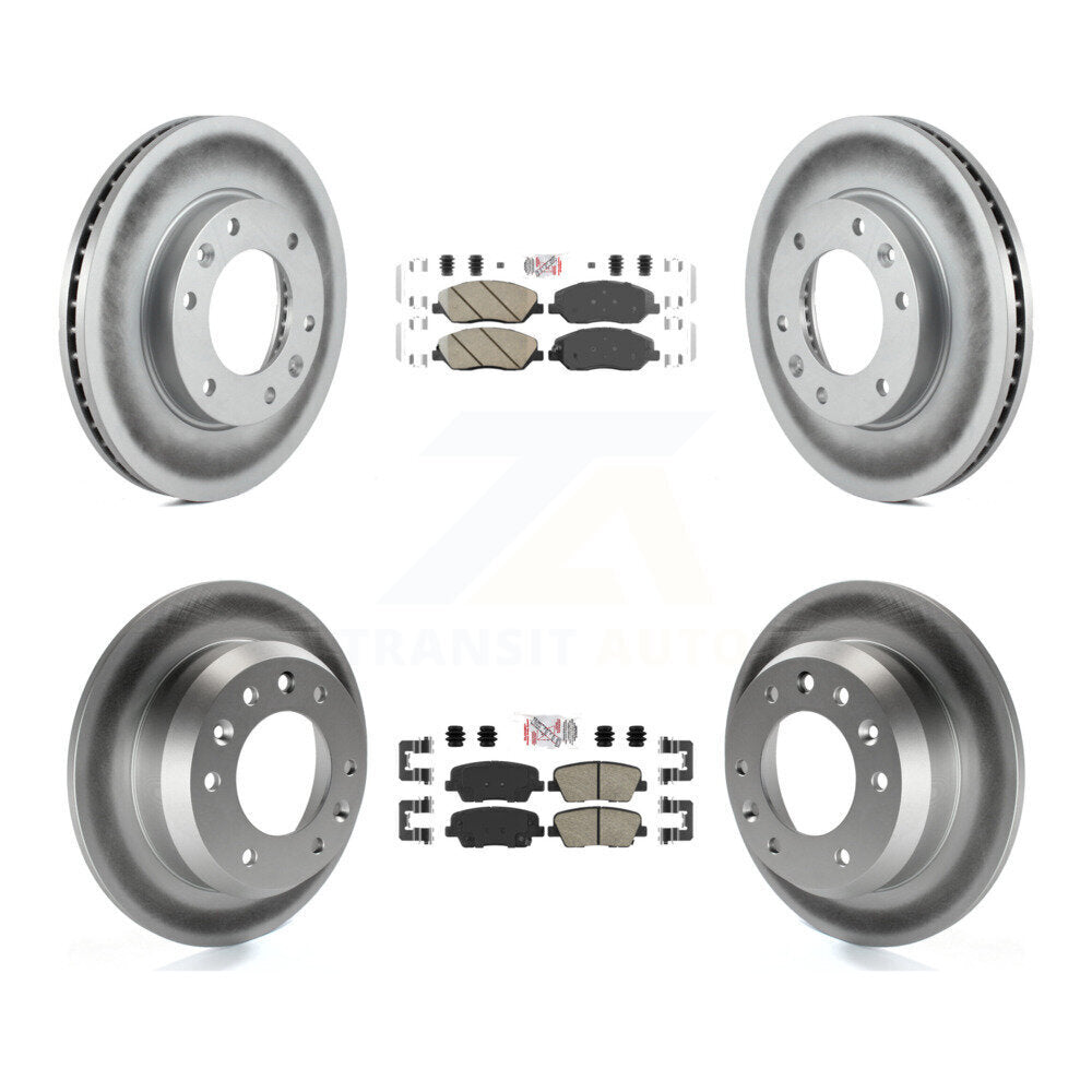 Transit Auto KGA-101088 Disc Brake Kit for 2006-2014 Kia Sedona, Hyundai Entourage - Front and Rear