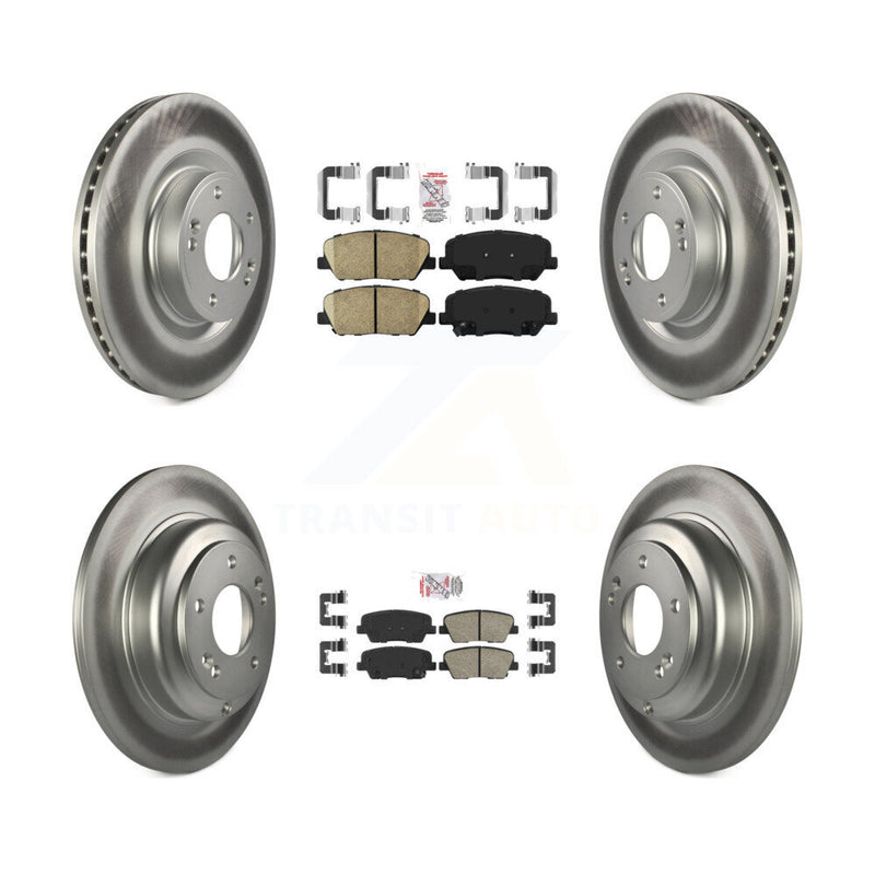 Transit Auto KGA-101103 Disc Brake Kit for 2010-2016 Hyundai Genesis Coupe - Front and Rear
